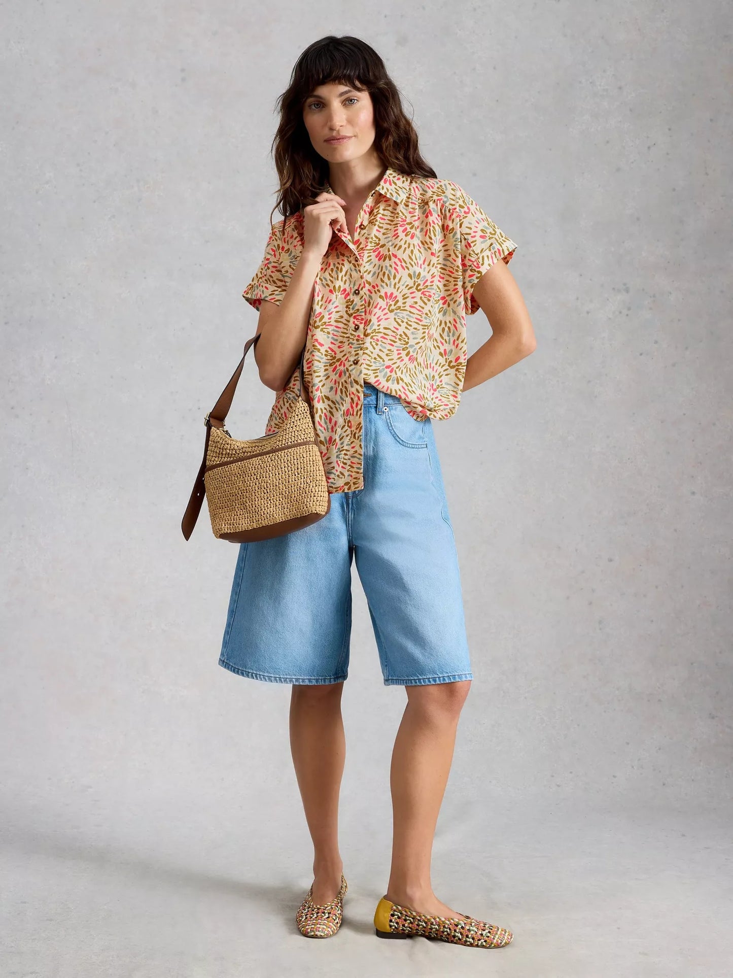 White Stuff Orla Button-Through Shirt