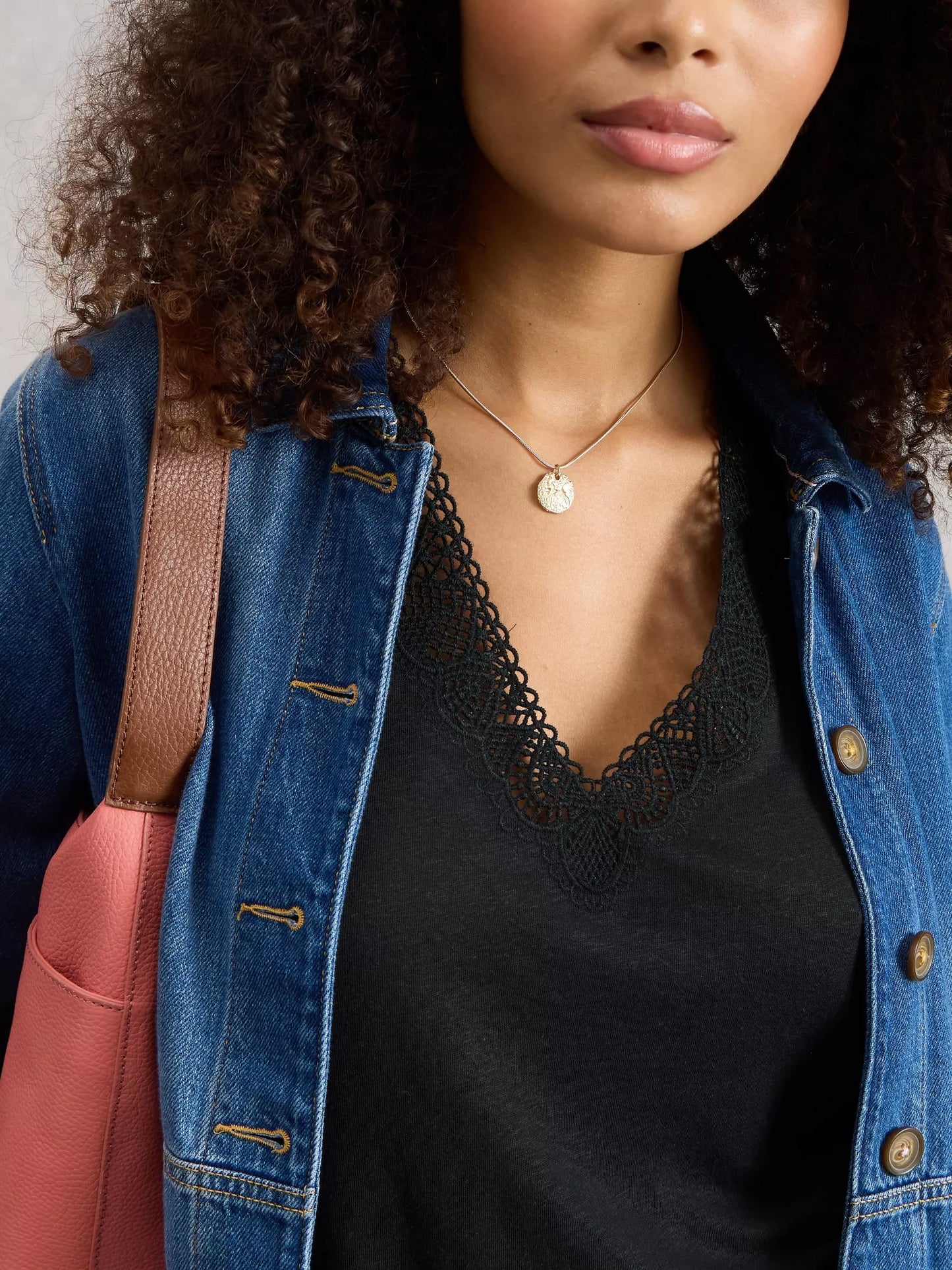 White Stuff Ellie Lace V-Neck Vest