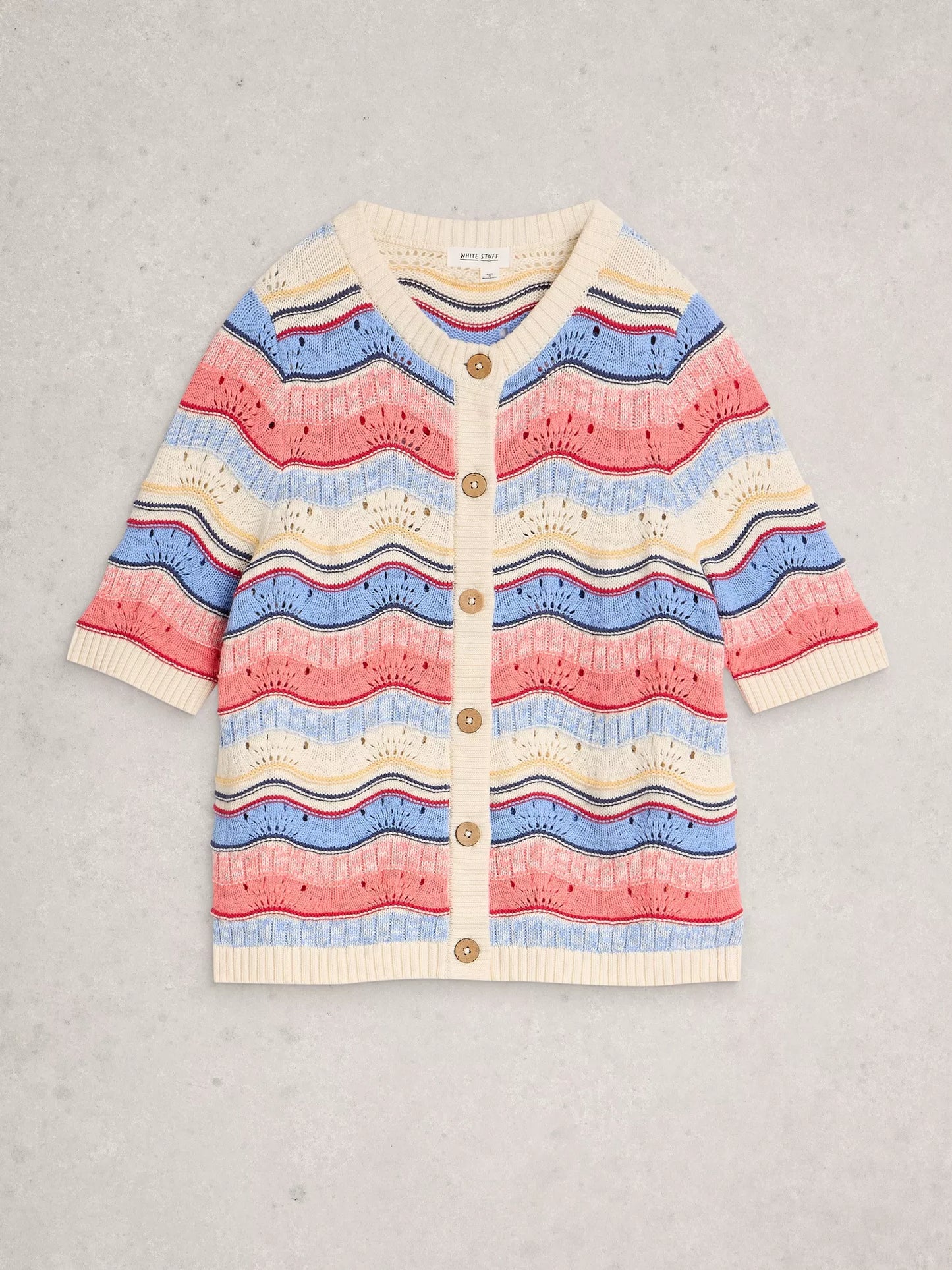 White Stuff Isabella Wavy Cardigan