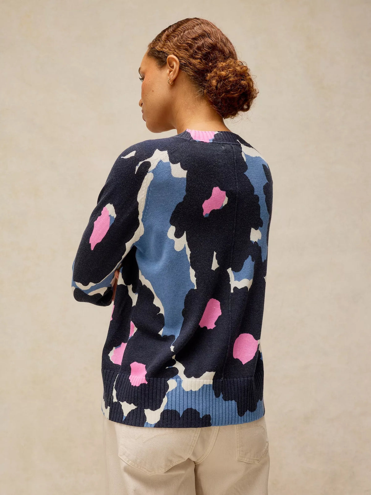 White Stuff Sienna Print Jumper
