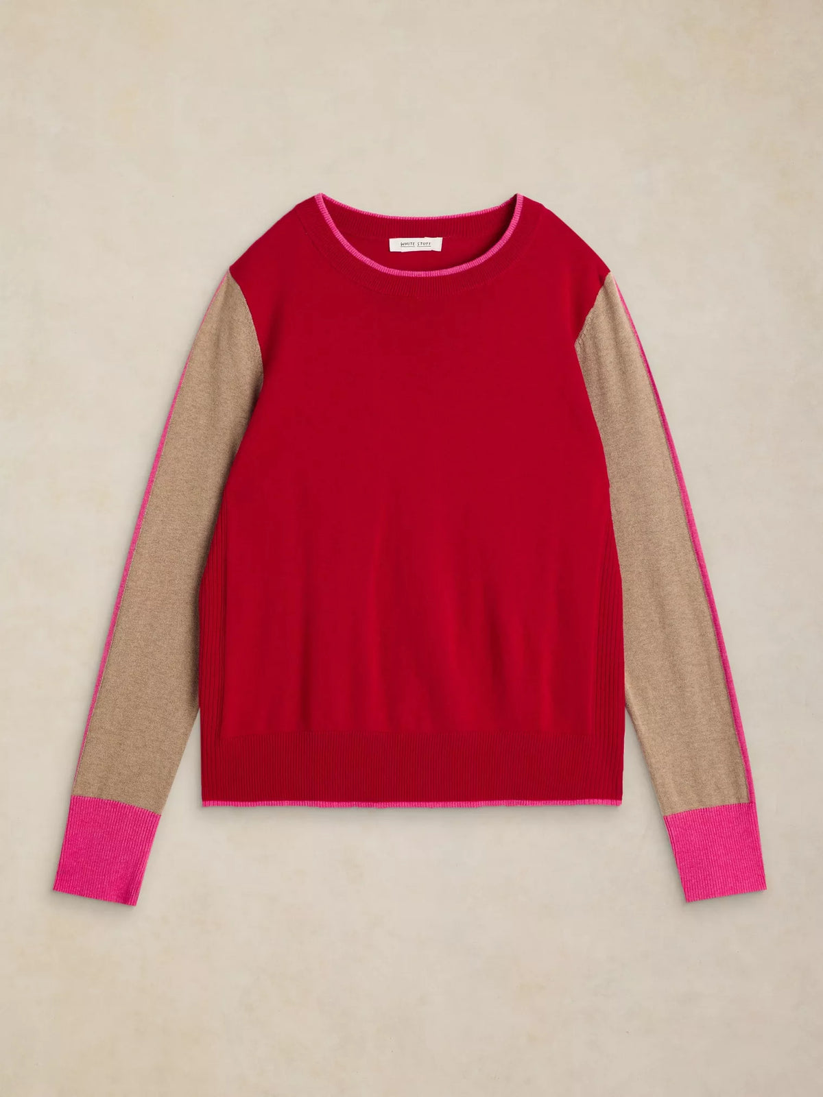 White Stuff Womens Katie Colour Block Jumper