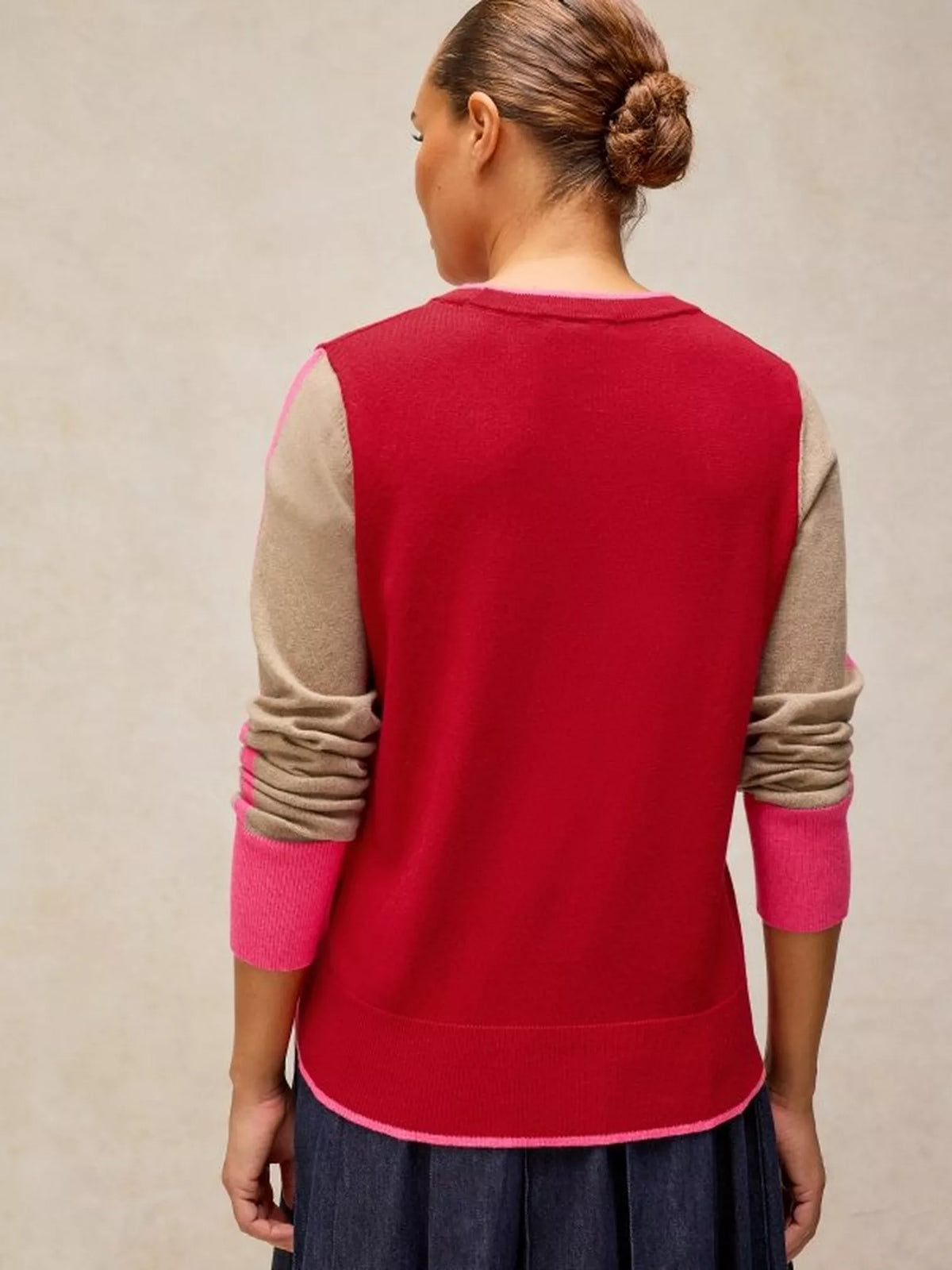 White Stuff Womens Katie Colour Block Jumper