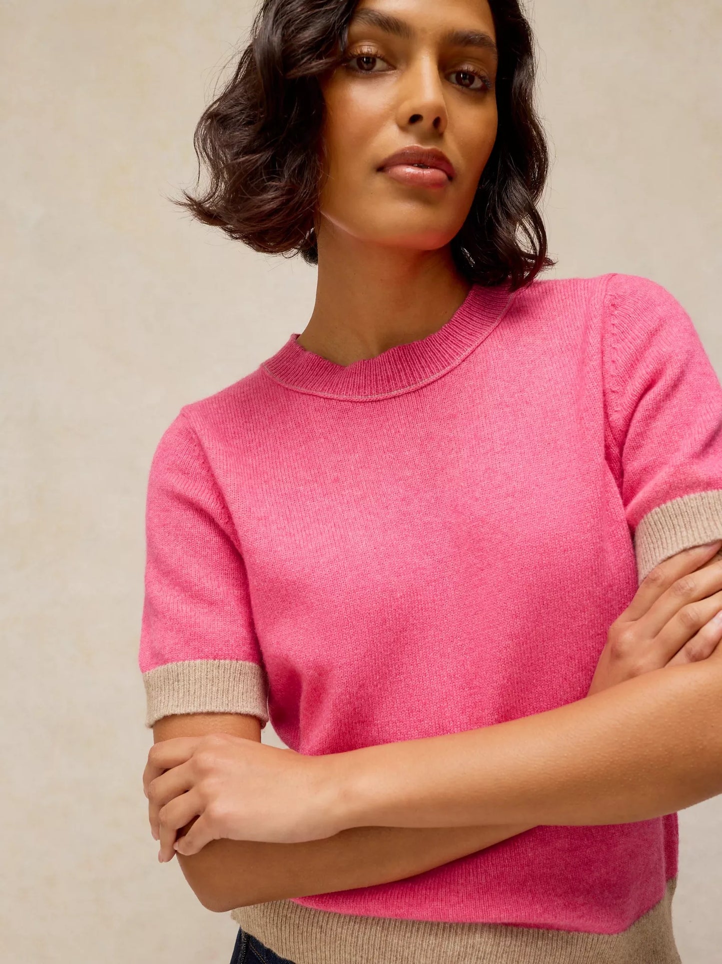 White Stuff Sansa Knitted Tee