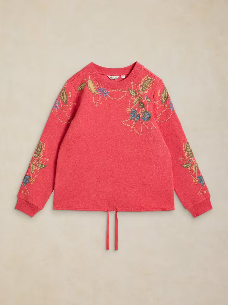 White Stuff Embroidered Womens Sweater