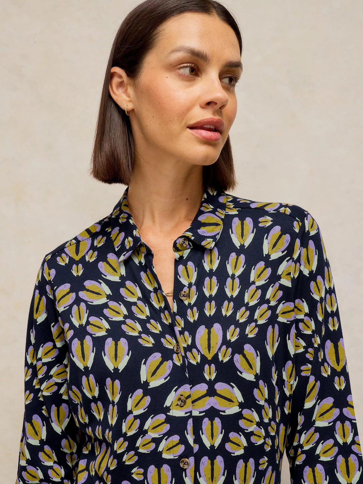 White Stuff Rua Jersey Shirt Dress