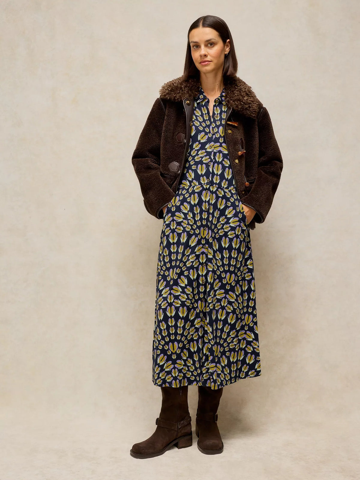 White Stuff Rua Jersey Shirt Dress