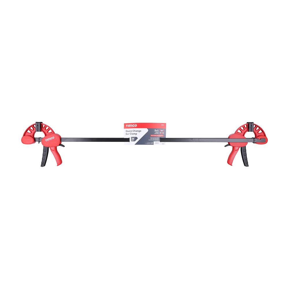 Quick Change Bar Clamp - 900mm - 36" -TIMCO - 2 Pack