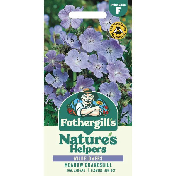Fothergill's Nature's Helpers Meadow Cranesbill Seeds