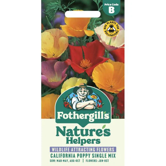 Fothergill's Californian Poppy Single Mixed Seeds