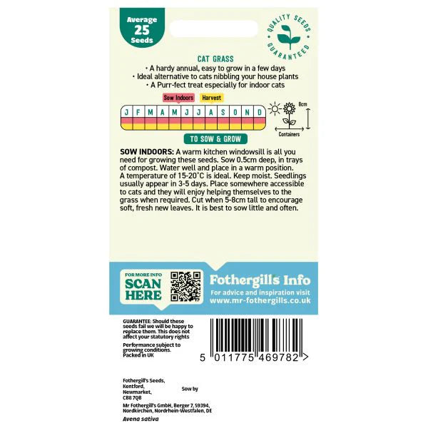 Fothergill's Cat Grass Seeds