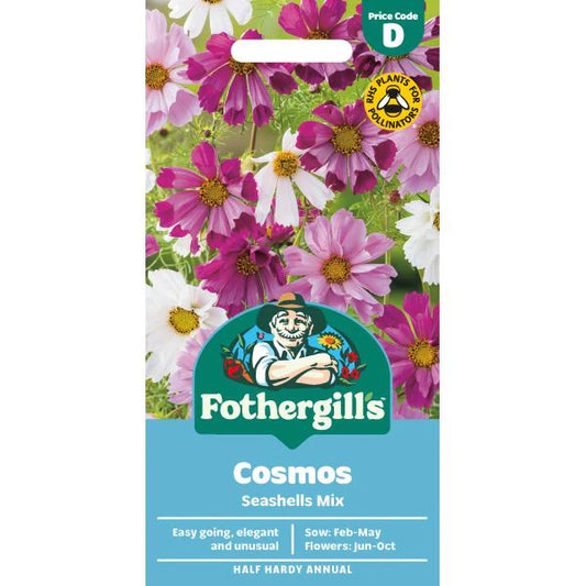Fothergill's Cosmos Seashells Mixed Seeds