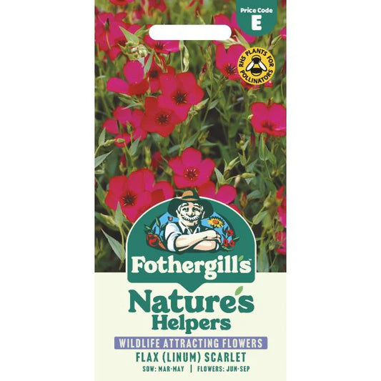 Fothergill's Flax Linum Scarlet Seeds