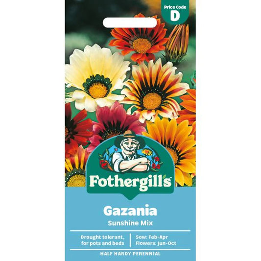 Fothergill's Gazania Sunshine Mixed Seeds