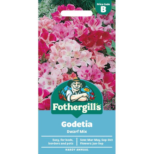 Fothergill's Godetia Dwarf Mix Seeds