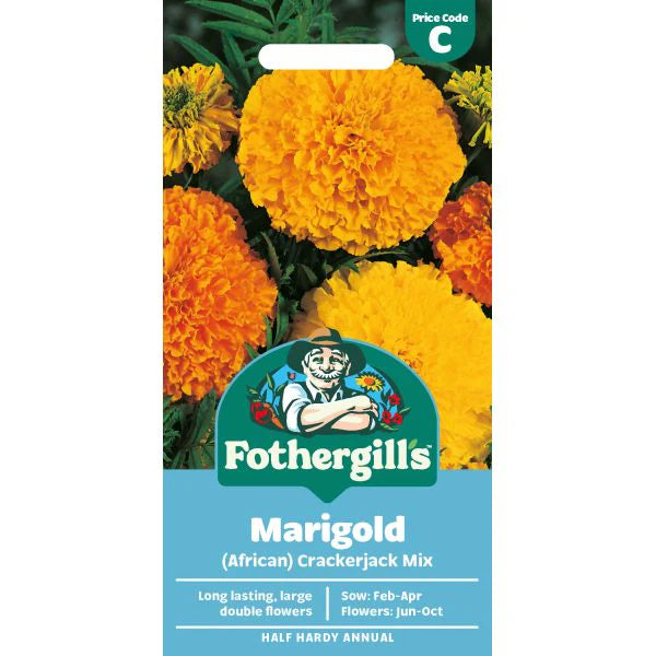 Fothergill's Marigold African Crackerjack Mixed Seeds
