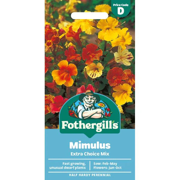 Fothergill's Mimulus Extra Choice Mix Seeds