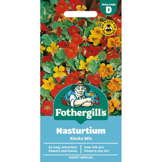 Fothergill's Nasturtium Alaska Mixed Seeds