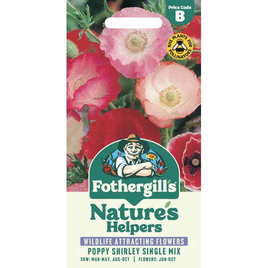 Fothergill's Poppy Shirley Single Mixed Seeds
