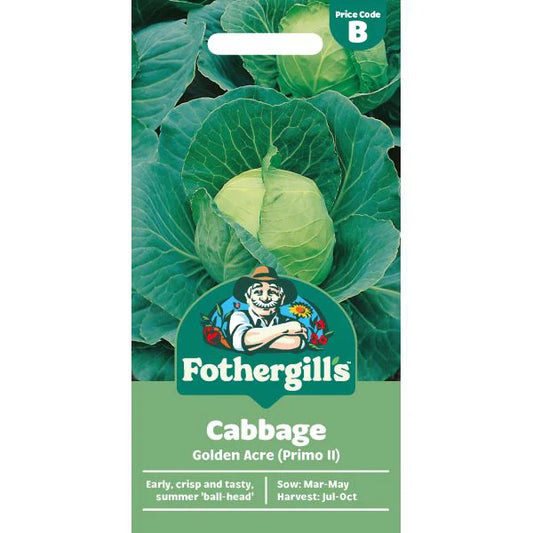 Fothergill's Cabbage Golden Acre Primo II Seeds