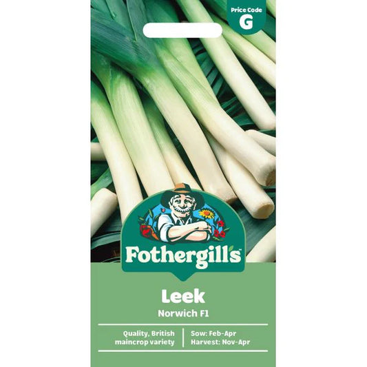 Fothergill's Leek Norwich F1 Vegetable Seeds