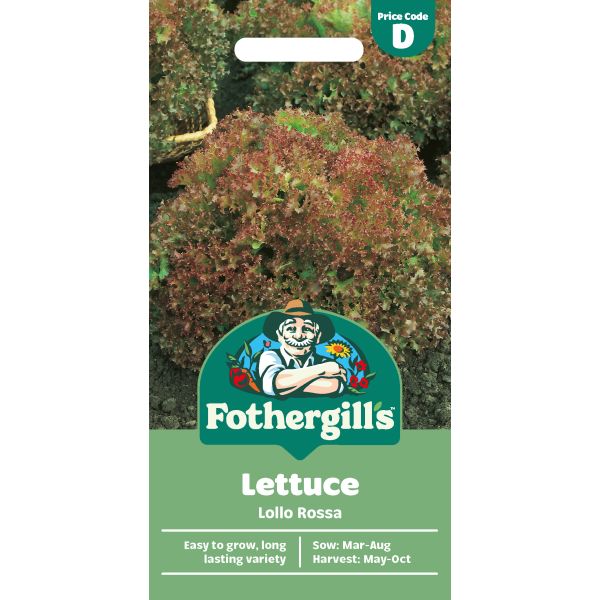 Fothergill's Lettuce Lollo Rossa Seeds