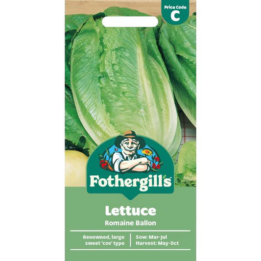 Fothergill's Lettuce Romaine Ballon Seeds