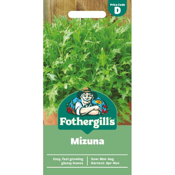 Fothergill's Salad Leaves Mizuna Seeds