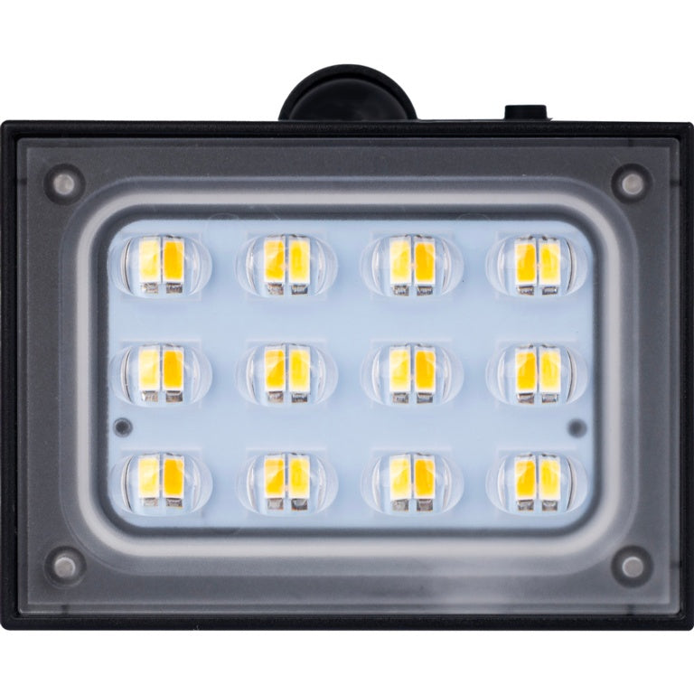 Luceco Rubix solar wall light with motion sensor for exterior garden walls