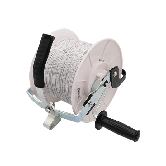Hotline Geared Electric Fence Reel with Polywire 500m