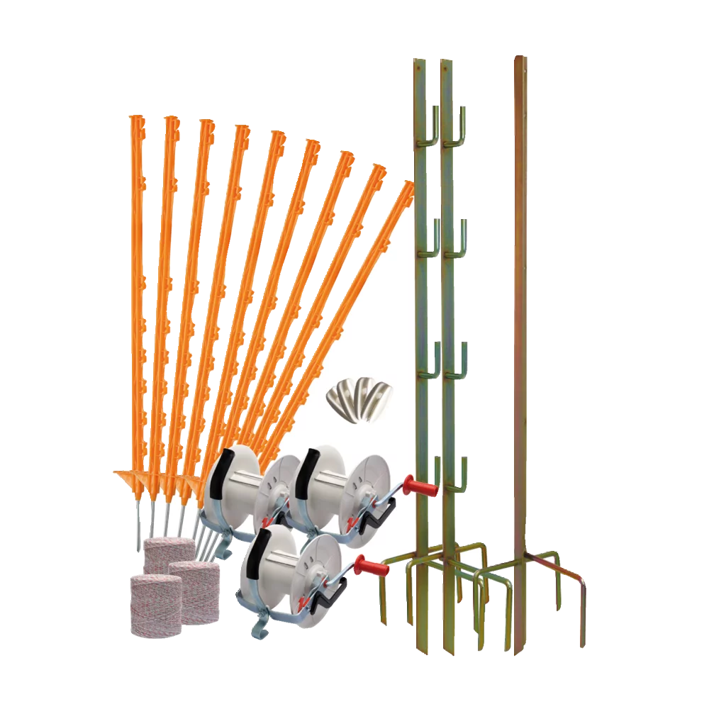 Hotline 500m Supercharge Polywire Three Reel System