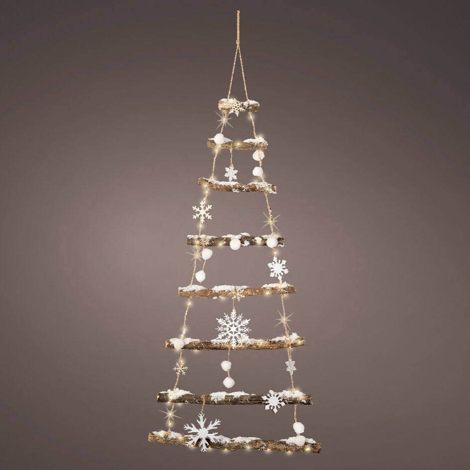 Kaemingk LED tree wood steady  indoor - natural/warm white - 100cm