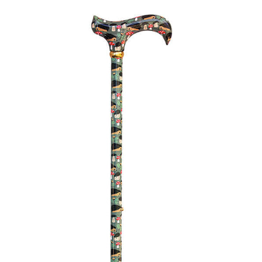 Classic Canes Adjustable Derby Cane Hedgehogs