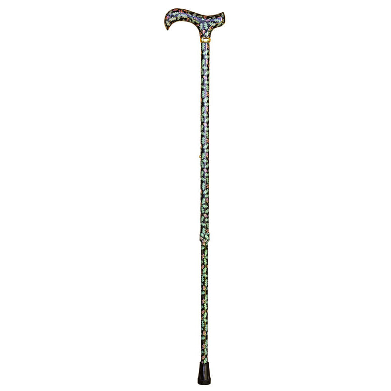 Classic Canes Adjustable Derby Cane Oak Leaves