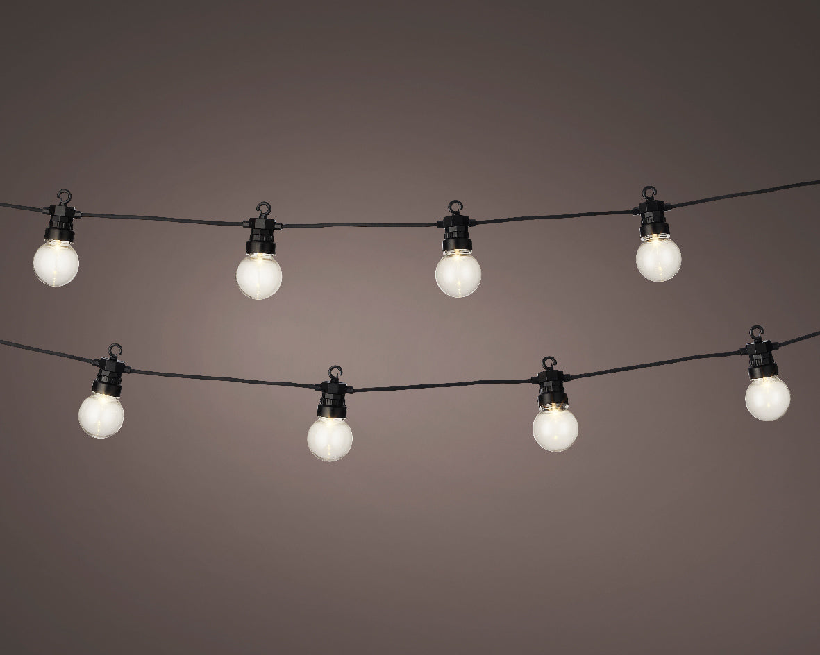 Kaemingk LED partylight 8 function twinkle effect - outdoor - black/warm white 