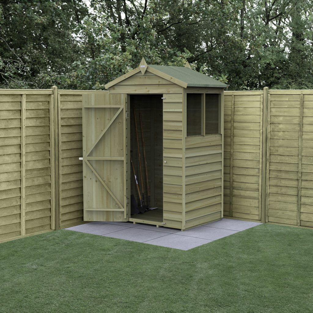 Forest Garden 4life Apex Shed 4x3 with 2 Windows
