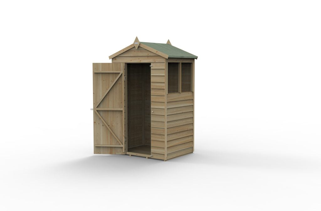 Forest Garden 4life Apex Shed 4x3 with 2 Windows