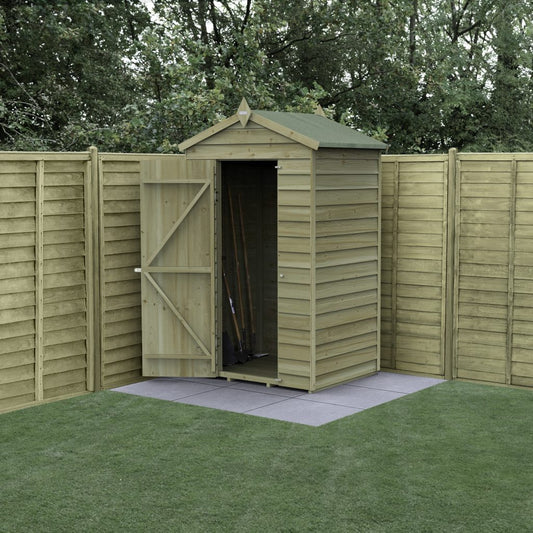 Forest Garden 4life Apex Shed 4x3 without Windows