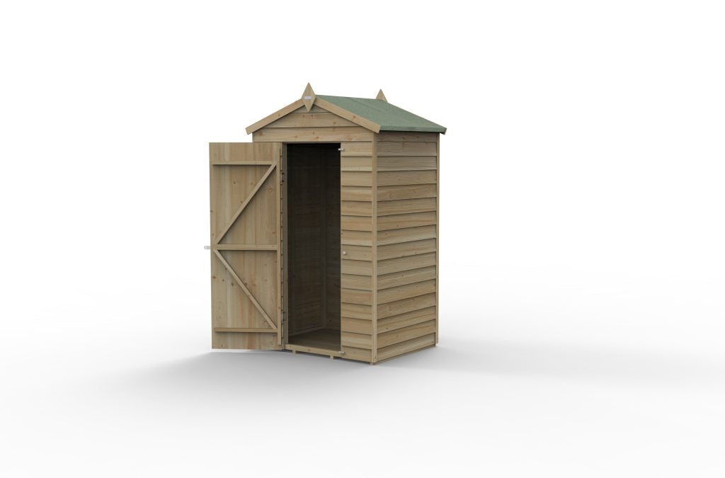 Forest Garden 4life Apex Shed 4x3 without Windows