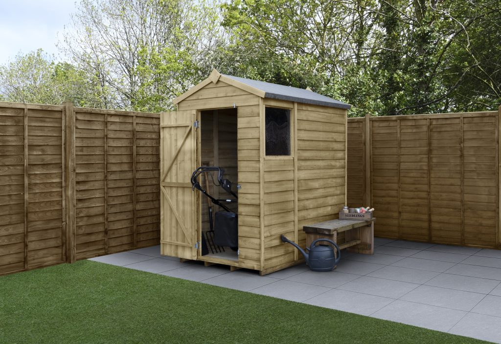 Forest Garden 4life Apex Shed 4x6 with Door and Window