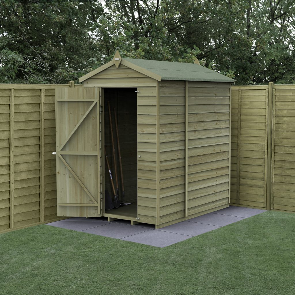 Forest Garden 4life Apex Shed 4x6 without Windows