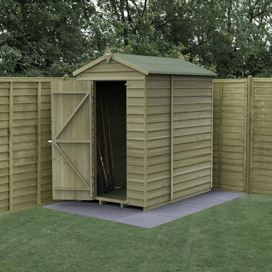 Forest Garden 4life Apex Shed 4x6 without Windows