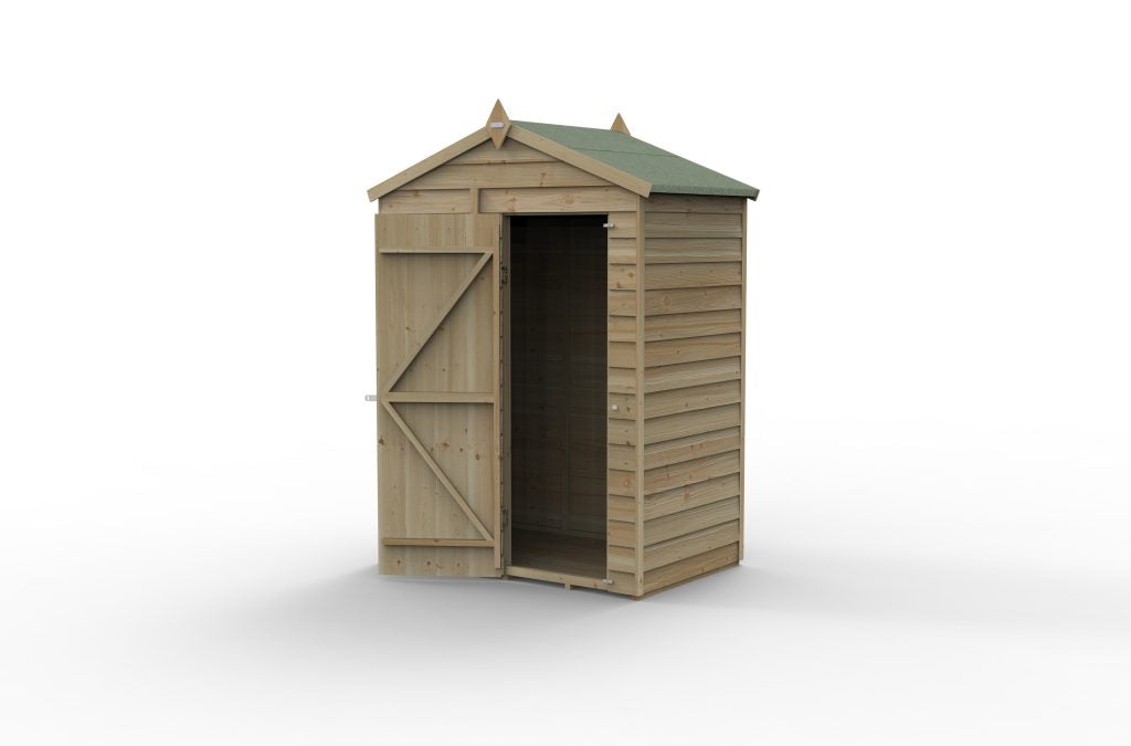 Forest Garden 4life Apex Shed 5x3 without Windows