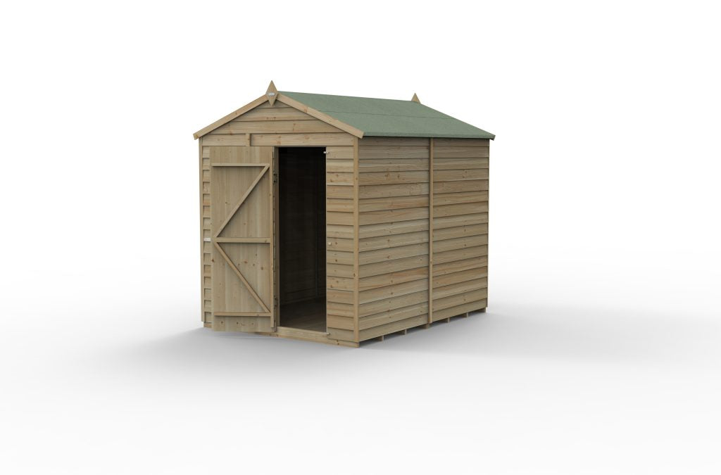 Forest Garden 4life Apex Shed 6x8 without Windows