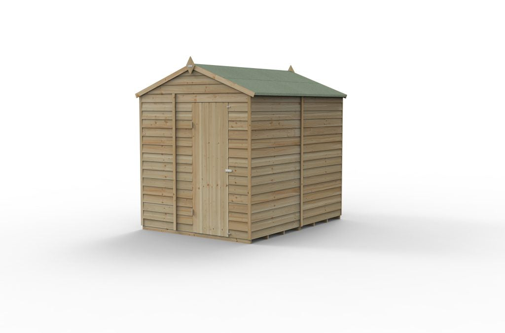Forest Garden 4life Apex Shed 6x8 without Windows