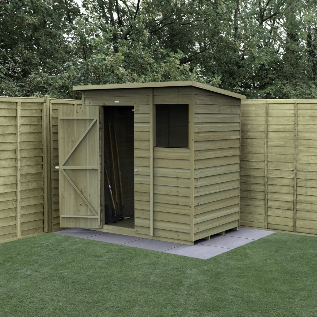 Forest Garden 4life Pent Shed 6x4 with Window