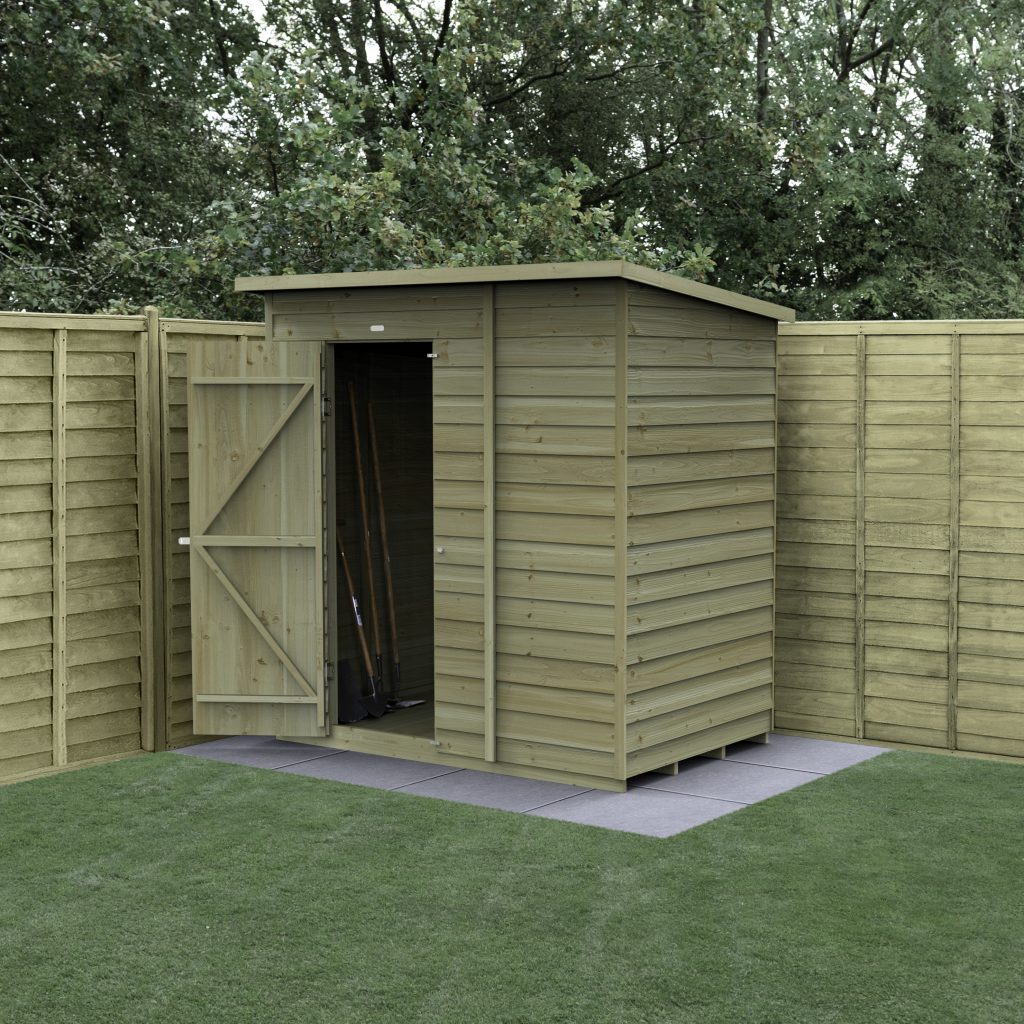 Forest Garden 4life Pent Shed 6x4 without Windows
