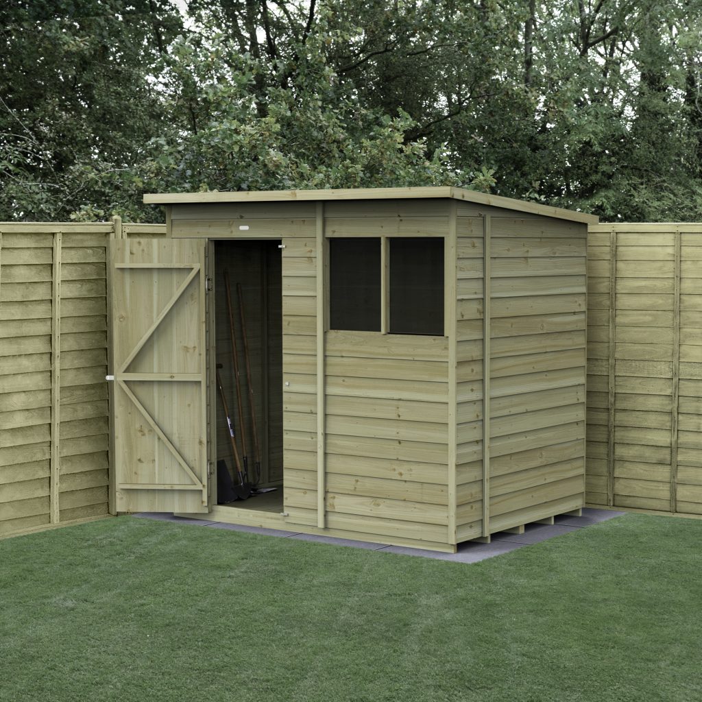 Forest Garden 4life Pent Shed 7x5 with 2 Windows