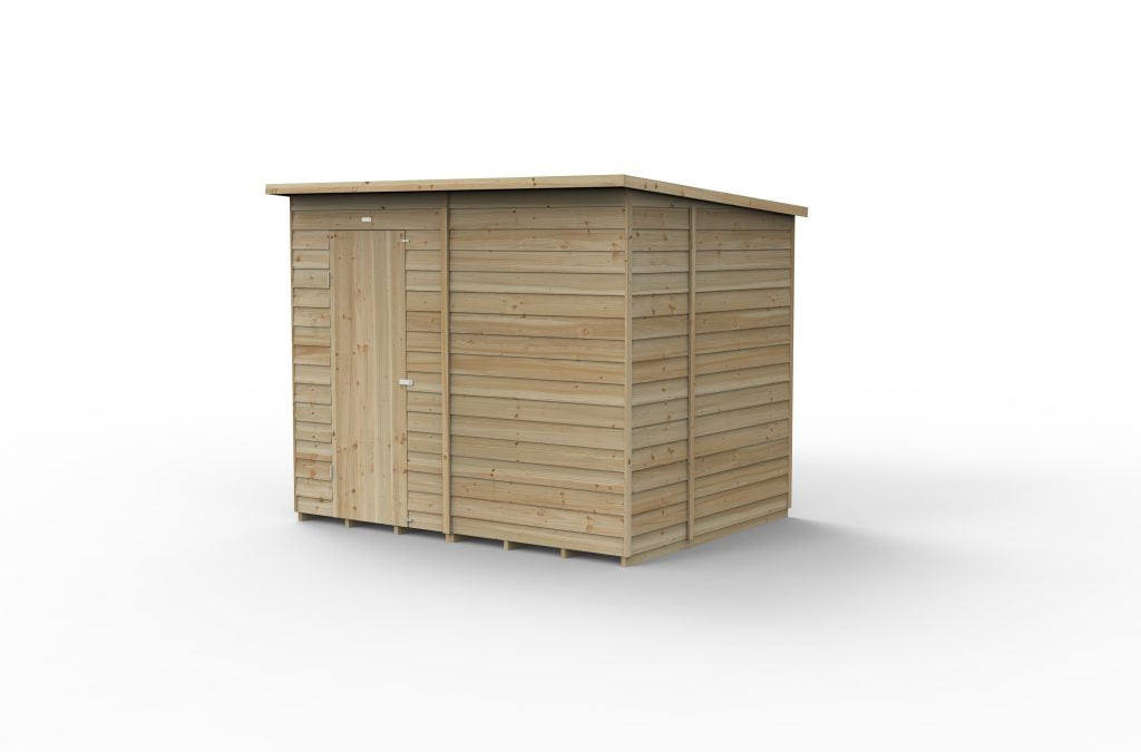 Forest Garden 4life Pent Shed 8x6 without Windows