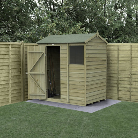 Forest Garden 4life Reverse Apex Shed 6x4 with Window
