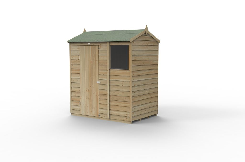 Forest Garden 4life Reverse Apex Shed 6x4 with Window